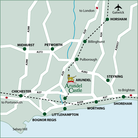 arundel_castle_map