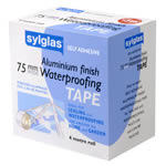 Sylglas Aluminium Waterproofing Tape - recommended for use on leaking greenhouse glazing bars (metal frames), redressing windowsills and repairs to leaking skylights and caravan roofs