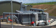 A biofilter and a carbon filter at a facility in Yorkshire