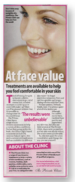 Treatments are available to help you feel comfortable in your skin