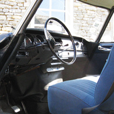 Picture of the Citroen DSuper 5's driver's position